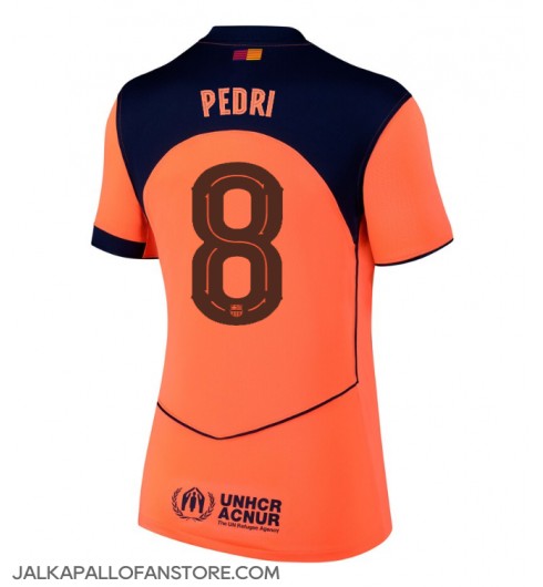 Barcelona Pedri Gonzalez #8 Kolmaspaita Naisten 2025-26 Lyhythihainen Barcelona Pedri Gonzalez #8 Kolmaspaita Naisten 2025-26 Lyhythihainen